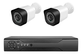 Kit 2 Cameras Segurança Dvr 8 Canais Full Hd Monitoramento