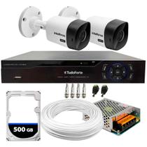 Kit 2 Câmeras Segurança Intelbras 1120B DVR 4 Canais Com HD Completo - Intelbras e Tudo Forte