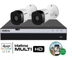 Kit 2 Cameras Segurança Intelbras Full Hd 1220b Dvr Mhdx 3004 Kit 2 Cameras Segurança Intelbras Full Hd 1220b Dvr Mhdx 3004