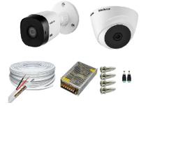 Kit 2 Câmeras Segurança VHC Hd 720P Intelbras + cabos conectores S/Hd Kit 2 Câmeras Segurança VHC Hd 720P Intelbras + cabos conectores S/Hd