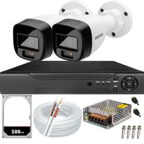 Kit 2 Câmeras Vhd 1220b Colorvu Intelbras, Dvr Alta Performance 4ch C/Hd Kit 2 Câmeras Vhd 1220b Colorvu Intelbras, Dvr Alta Performance 4ch C/Hd
