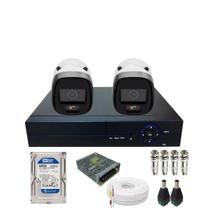 Kit 2 Câmeras Vhd 1220b Colorvu Intelbras, Dvr Alta Performance 4ch C/Hd Kit 2 Câmeras Vhd 1220b Colorvu Intelbras, Dvr Alta Performance 4ch C/Hd
