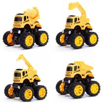 Kit 2 Caminhãozinho Construtor Off Road Truck 360 Amarelo 1058