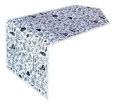 Kit 2 Caminhos De Mesa Halloween Branc/pret 1,48mx35cm C/02p Kit 2 Caminhos De Mesa Halloween Branc/pret 1,48mx35cm C/02p