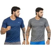 Kit 2 Camisa Dry Fit Masculina Esportiva Academia Treino Dia a Dia