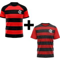 Kit 2 Camisa Flamengo Shout Modify Rubro Negro Masculina