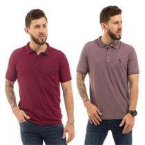 Kit 2 Camisa Gola Polo Masculina Casual Conforto Moderna