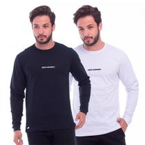 Kit 2 Camisa Manga Longa Masculina Esportiva Frio Inverno - USUP