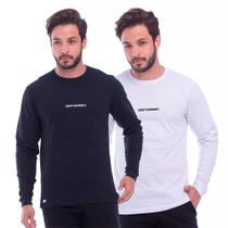Kit 2 Camisa Manga Longa Masculina Frio Inverno Macia Leve Kit 2 Camisa Manga Longa Masculina Frio Inverno Macia Leve