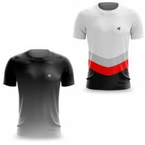Kit 2 Camisa Masculina Academia Fitness Exercícios Musculação Corrida - Efect