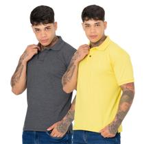 Kit 2 Camisa Polo Elegância Para o Seu Dia Preço Baixo