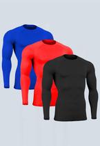 Kit 2 Camisa Térmica Segunda Pele Camiseta Proteção Contra o Frio Inverno UV50+ Masculino - AQN SPORT