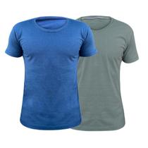 Kit 2 Camisas Básicas Masculina 100% Algodão Plus Size