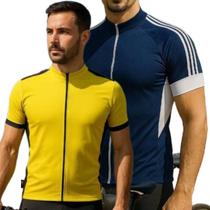 Kit 2 Camisas de Ciclismo Masculinas MTB & Speed Dry Fit com Proteção UV DA Modas