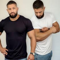 Kit 2 Camisas Dry Fit Academia Esportiva Com Proteção Uv