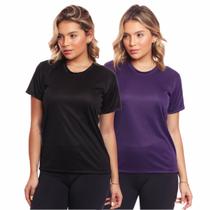 Kit 2 Camisas Dry Fit Academia Esportiva Com Proteção Uv