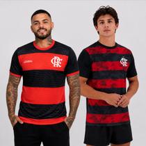 Kit 2 Camisas Flamengo Arbor e Emoção Preto Kit 2 Camisas Flamengo Arbor e Emoção Preto