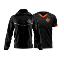 Kit 2 Camisas Flamengo - Corta Vento + Camisa - Masculino - Braziline