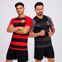 Kit 2 Camisas Flamengo Manto e Energia Preto Kit 2 Camisas Flamengo Manto e Energia Preto