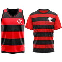 Kit 2 Camisas Flamengo - Regata + Shout - Masculino Kit 2 Camisas Flamengo - Regata + Shout - Masculino