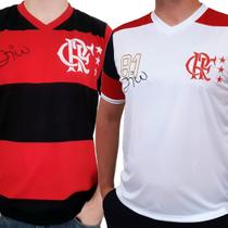 Kit 2 Camisas Flamengo Zico - Libertadores e Mundial 1981 - Masculino Kit 2 Camisas Flamengo Zico - Libertadores e Mundial 1981 - Masculino