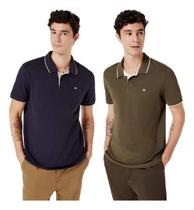 Kit 2 Camisas Gola Polo Masculina Hering Orig. Piquet Básica