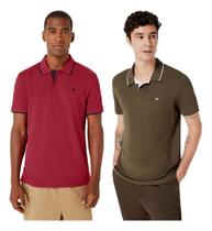 Kit 2 Camisas Gola Polo Masculina Hering Orig. Piquet Básica