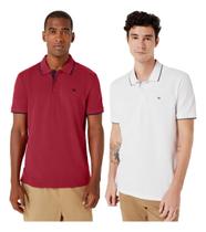 Kit 2 Camisas Gola Polo Masculina Hering Orig. Piquet Básica