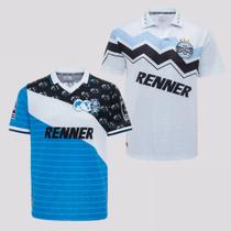 Kit 2 Camisas Grêmio Retrô 1995 e 1996 Kit 2 Camisas Grêmio Retrô 1995 e 1996