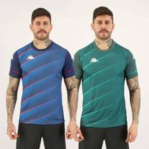 Kit 2 Camisas Kappa Lorgy Verde e Marinho