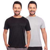 Kit 2 Camisas Masculina Manga Curta Dry Fit Proteção Uv