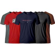 Kit 2 Camisas Masculinas Plus Size Tamanhos Especiais do P ao G3