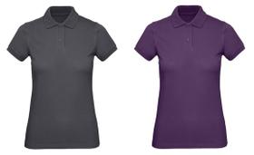 Kit 2 Camisas Polo Feminina Baby Look Piquet Poliéster