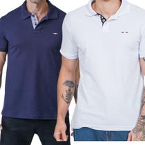 Kit 2 Camisas Polo França Industrie Básica Estilo Tomy Piquet Premium