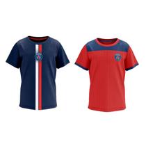 Kit 2 Camisas Psg Infantil Oficiais Paris Saint Germain