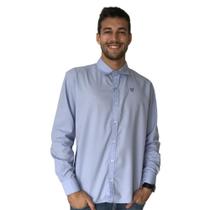 Kit 2 Camisas Social Confort - Azul Claro