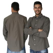 Kit 2 Camisas Social Confort - Cinza/Cinza Escuro