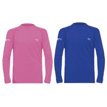 Kit 2 Camisas Térmicas Puma UV50+ Manga Longa Infantil Kit 2 Camisas Térmicas Puma UV50+ Manga Longa Infantil