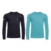 Kit 2 Camisas Térmicas Puma UV50+ Manga Longa Infantil Kit 2 Camisas Térmicas Puma UV50+ Manga Longa Infantil