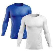 Kit 2 Camisas UV Masculinas com Proteção UV 50+ Manga Longa