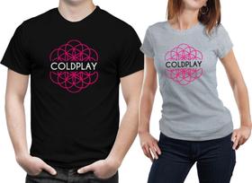 Kit 2 Camiseta/Baby Look Show Coldplay Tour Music Of The Spheres 3