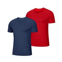 Kit 2 Camiseta Basica Masculina Slim Justa Casual Algodão