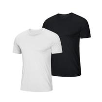 Kit 2 Camiseta Basica Masculina Slim Justa Casual Algodão Kit 2 Camiseta Basica Masculina Slim Justa Casual Algodão