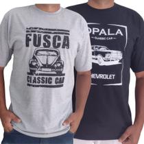 Kit 2 Camiseta Carros Clássicos Excelente Qualidade