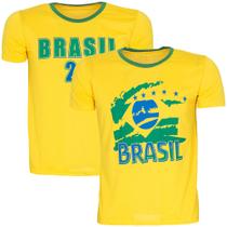 Kit 2 Camiseta Do Brasil Masculina Copa Do Mundo Manga Curta