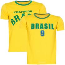 Kit 2 Camiseta Do Brasil Masculina Copa Do Mundo Manga Curta
