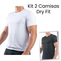 Kit 2 camiseta dry fit para academia treino caminhada esporte em geral