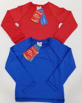 Kit 2 Camiseta Infantil Dry Brandili Proteção Solar Menino