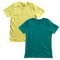 Kit 2 Camiseta Infantil Menino Básica Algodão Malwee Kids