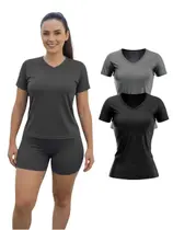 Kit 2 Camiseta Manga Curta Dryfit Fitness Academia